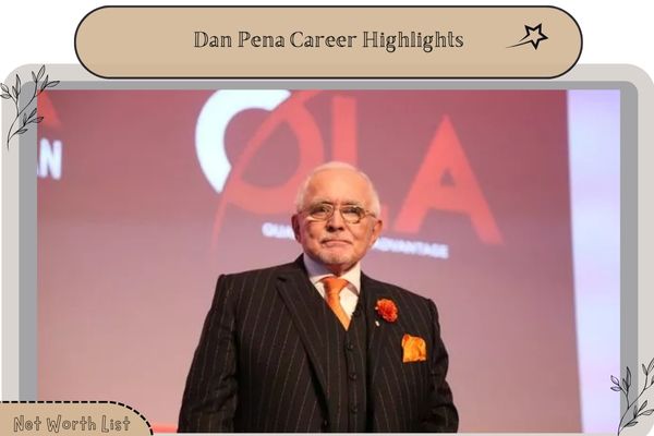 Dan Pena Career Highlights